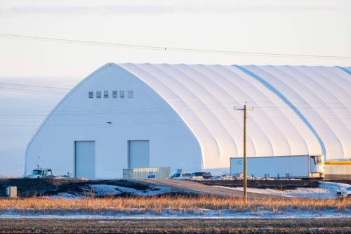 MIKE DEAL / FREE PRESS FILES
                                The facility that supported the search for the remains of Morgan Harris and Marcedes Myran at the Prairie Green Landfill has been removed.